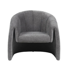 כורסת אירוח מפוארת דגם ZEN LUXE – עיצוב פרימיום רחב ומודרני בצבע אפור