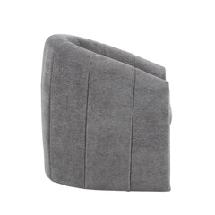 כורסת אירוח מפוארת דגם ZEN LUXE – עיצוב פרימיום רחב ומודרני בצבע אפור
