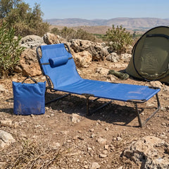 מיטת שיזוף מתקפלת לקמפינג, חצר ובריכה – דגם Summer Relax