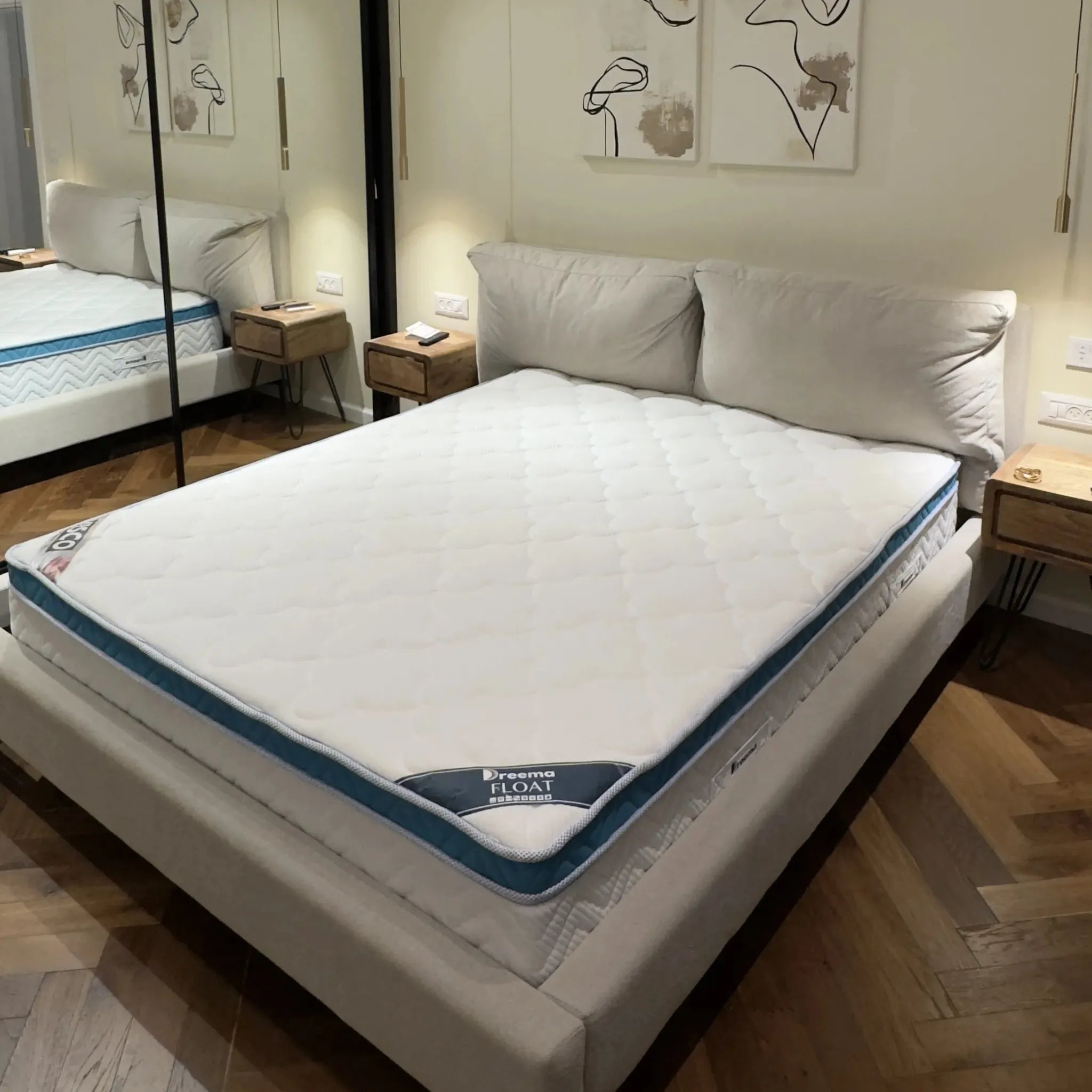 מזרן ויסקו רך ותומך דגם FLOAT ללא קפיצים אורטופדי