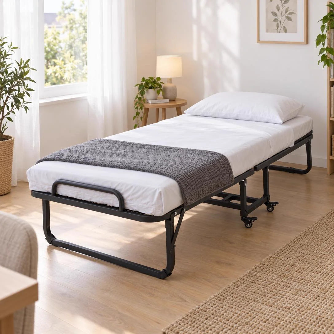 מיטת אורחים מתקפלת על גלגלים דגם SIESTA